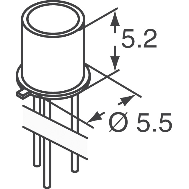 BPW77NB Vishay Semiconductor Opto Division  Optical Sensors - Phototransistors